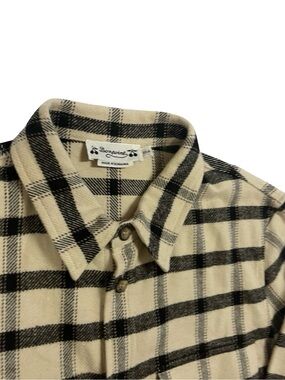 BONPOINT Button Up Flannel Soft Plaid Shirt Boys Sz 10 School Picture Day Preppy